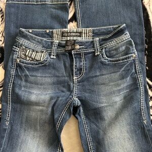 Cello Women's Boot Cut Jeans - Classic Blue